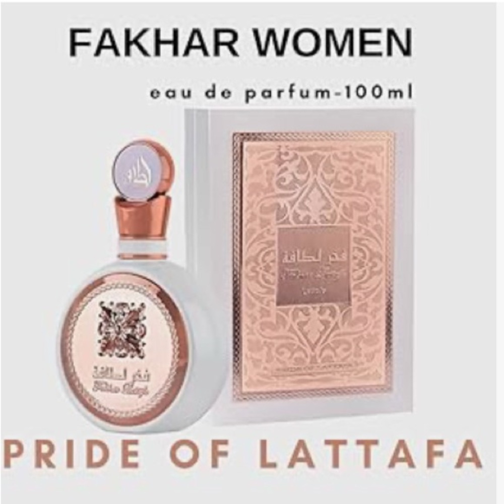 Lattafa Fakhar for Women Eau de Parfum Spray, 3.4 Ounce